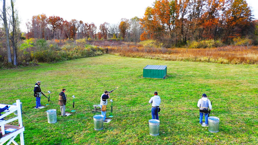 Trap Shooting at the Brooklyn Sportsman's Club Michigan